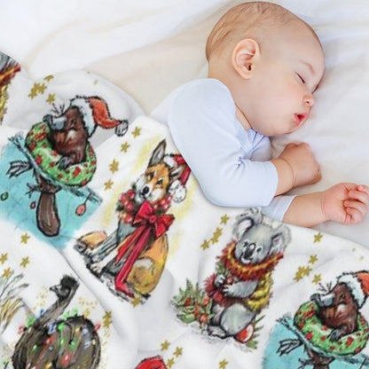 An Aussie Bush Christmas Throw Blanket