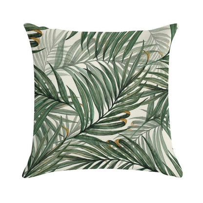 Palm Leaves Soft Home Decor Throw Pillow