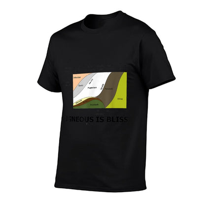 Igneous Is Bliss Geology Rock Geek Humor T-Shirt