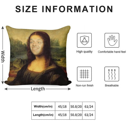 Rik Mayall , Bottom Series, Soft Anti-Pilling Throw Pillow