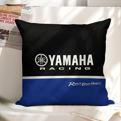 YAMAHA Race Linen Throw Pillow Cover