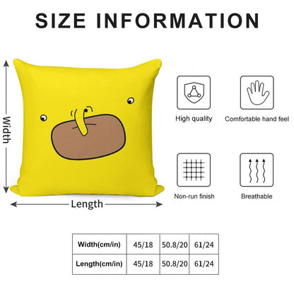 Choomah Face Soft Ultra-Soft Texture Throw Pillow