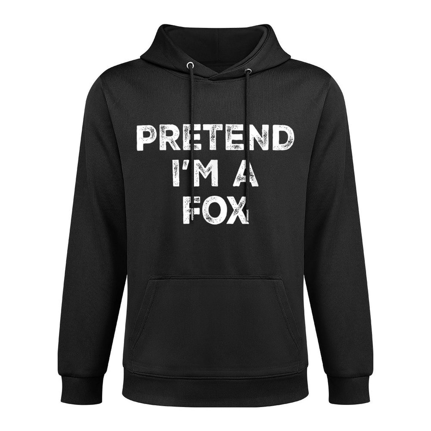Pretend Im A Fox Lazy Halloween Costume Shape Retention Hoodie