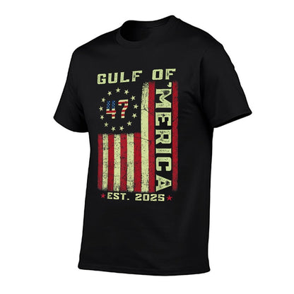 Gulf of 'Merica US Patriotic 2025  Polyester Blend T-Shirt