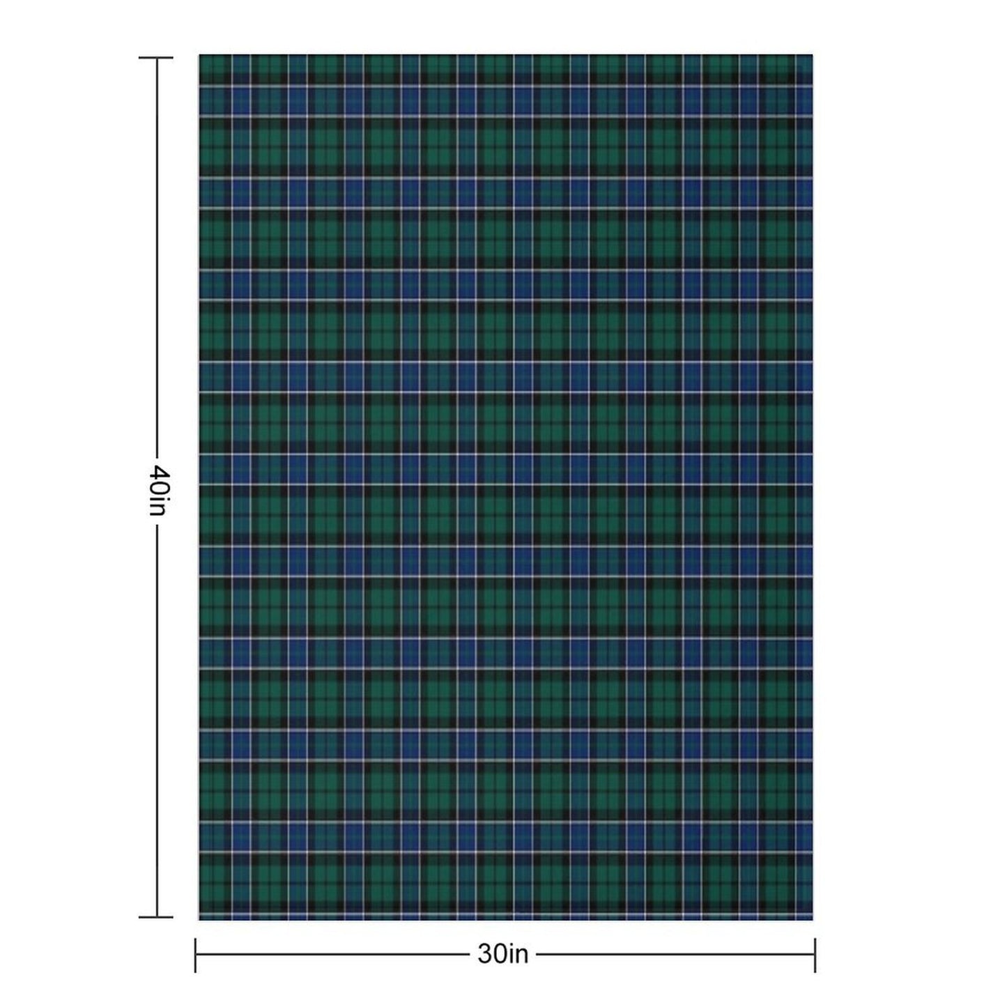 Clan Graham Tartan Throw Blanket