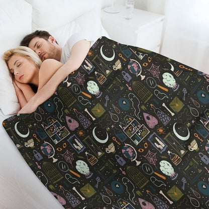 Haunted Attic Throw Blanket
