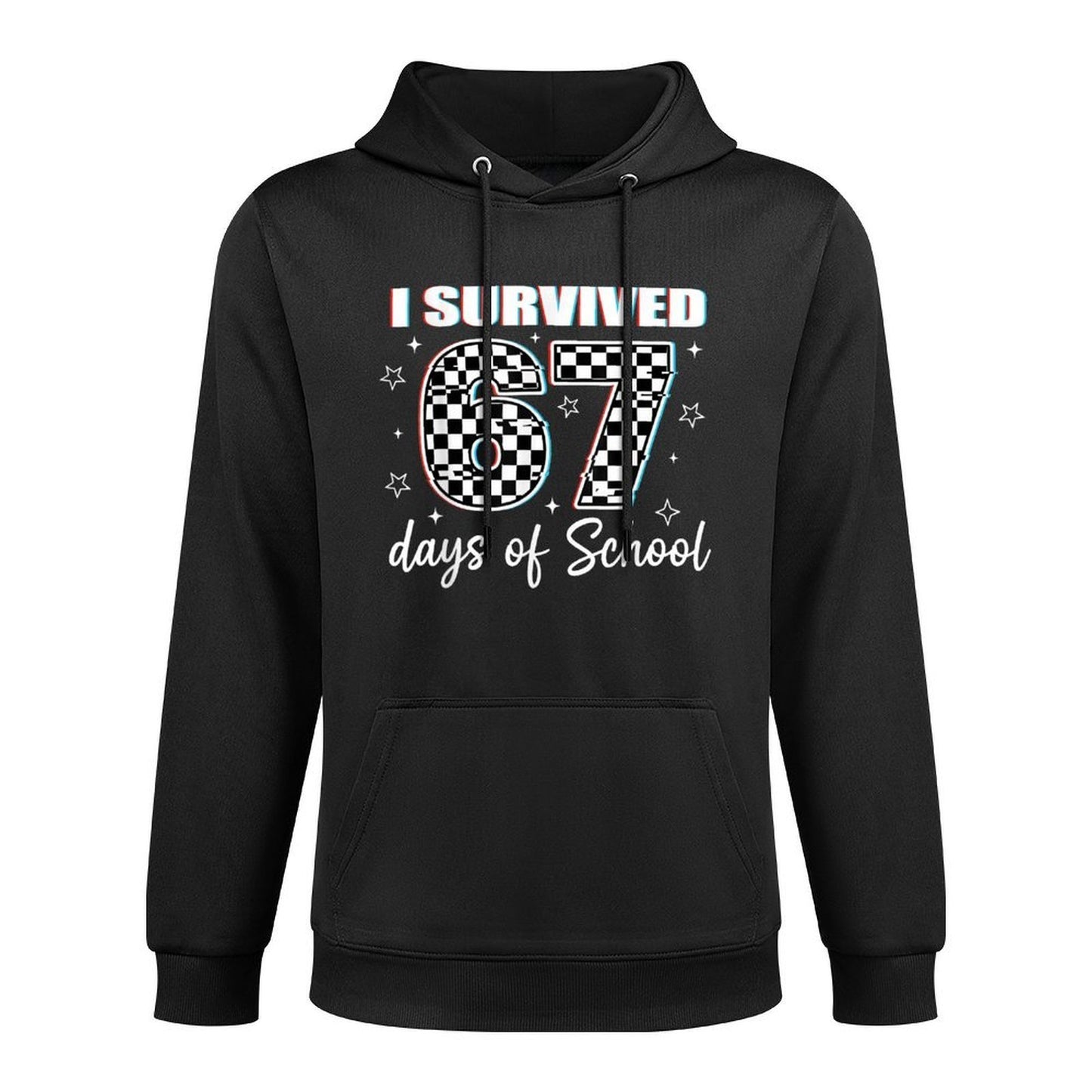 I Survived 67 Days of School Funny Retro 67 Meme Students Moisture-Wicking Hoodie