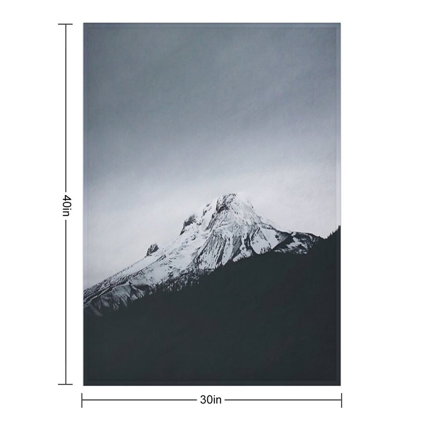 Mt. Hood Oregon Throw Blanket