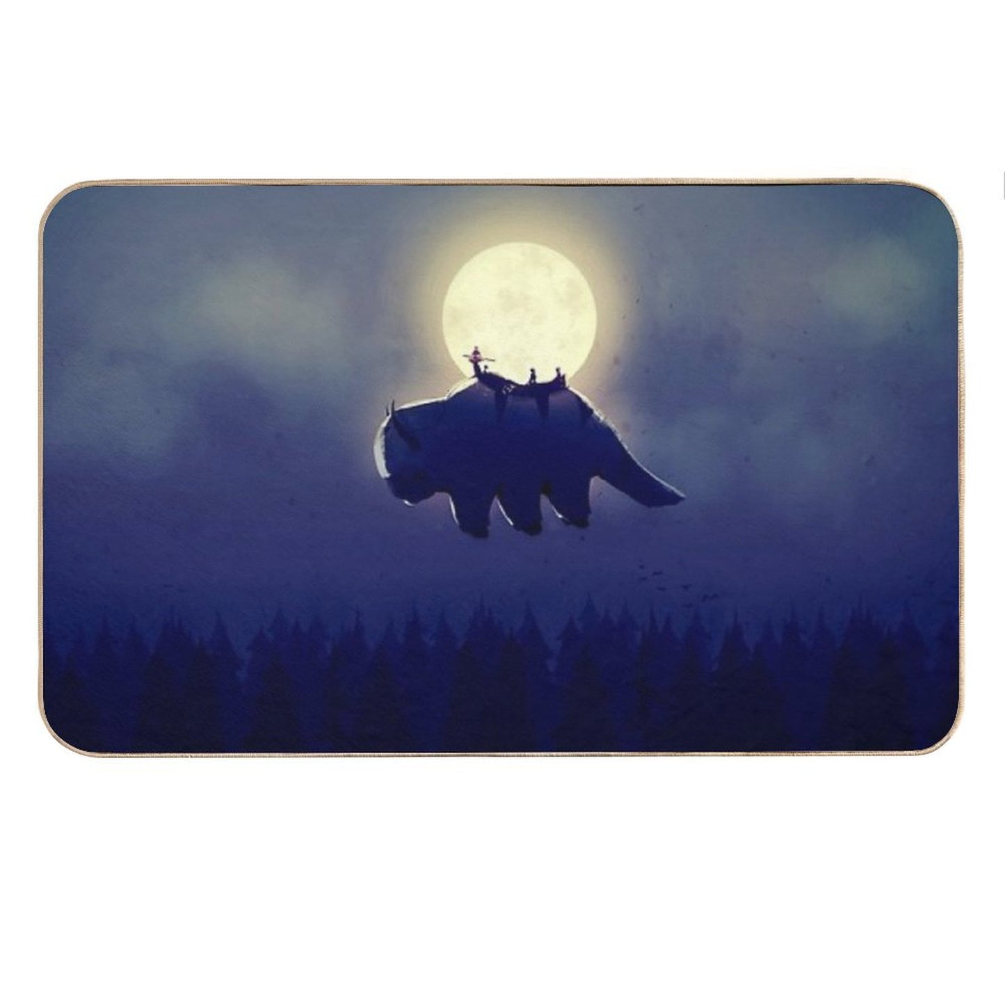 The End of All Things - Night Version Bath Mat