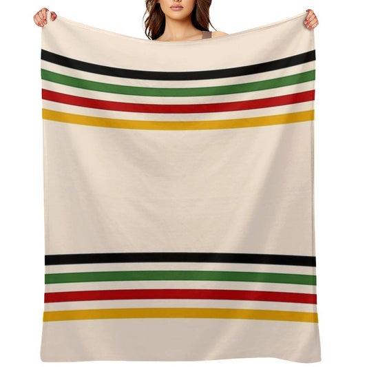 Trading Colors Throw Blanket