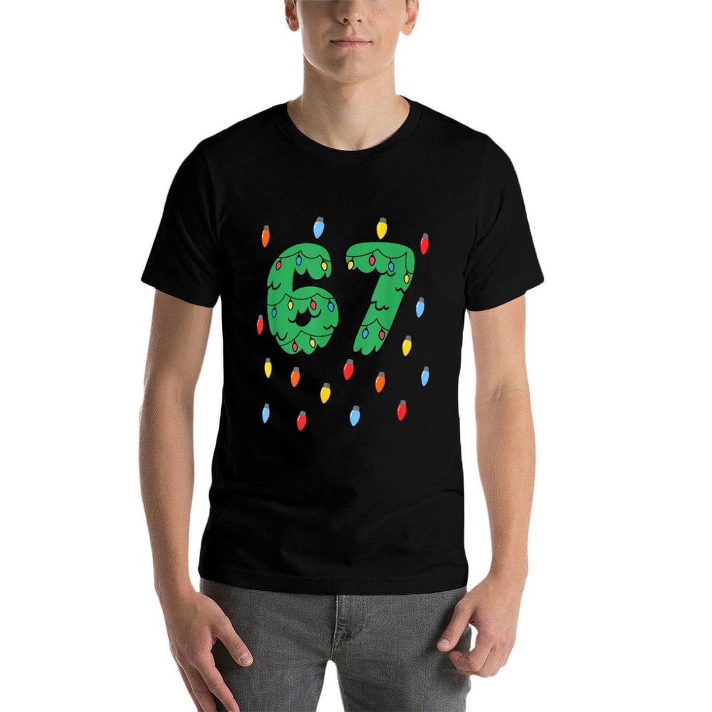 67 Christmas - Funny Christmas 67n Meme 6 7 Christmas  Quick-drying T-Shirt