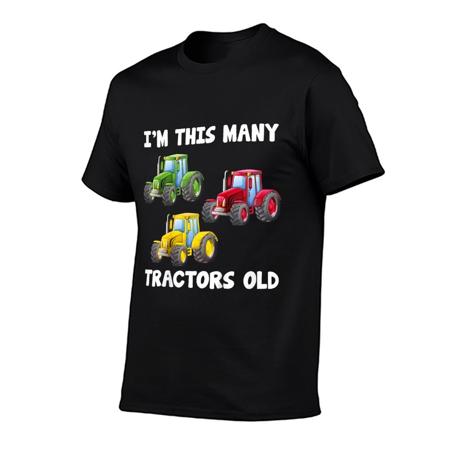 Kids 3 Year Old Boy Tractors Old 3rd Birthday Farm Tractor Trucks T-Shirt