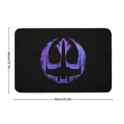 Galaxy Star Ship Bath Mat