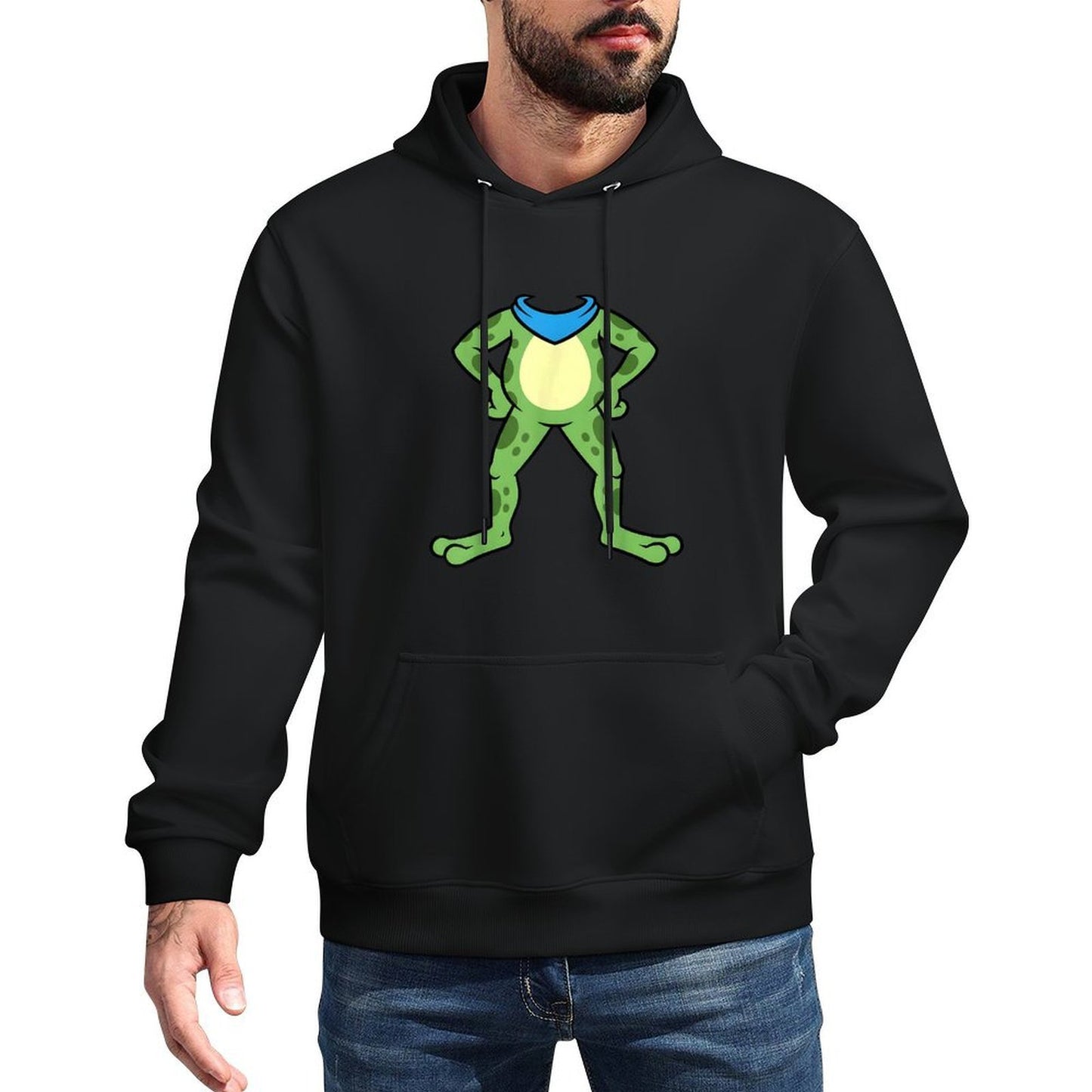 Portland Frog Costume Meme for Men And Women Frog Body Easy Care Hoodie
