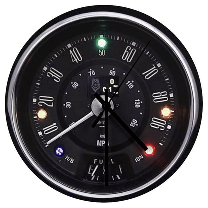 Classic Mini Dash Dial Wall Clock