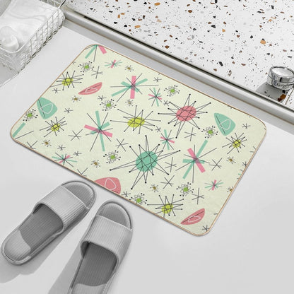 Atomic 50s Bath Mat