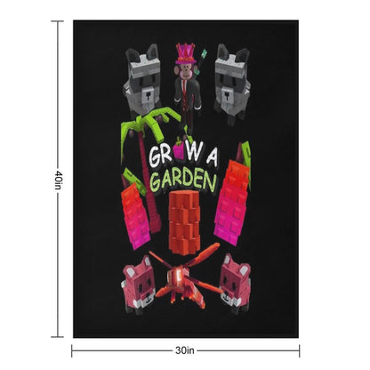 Grow A Garden Game Throw Blanket