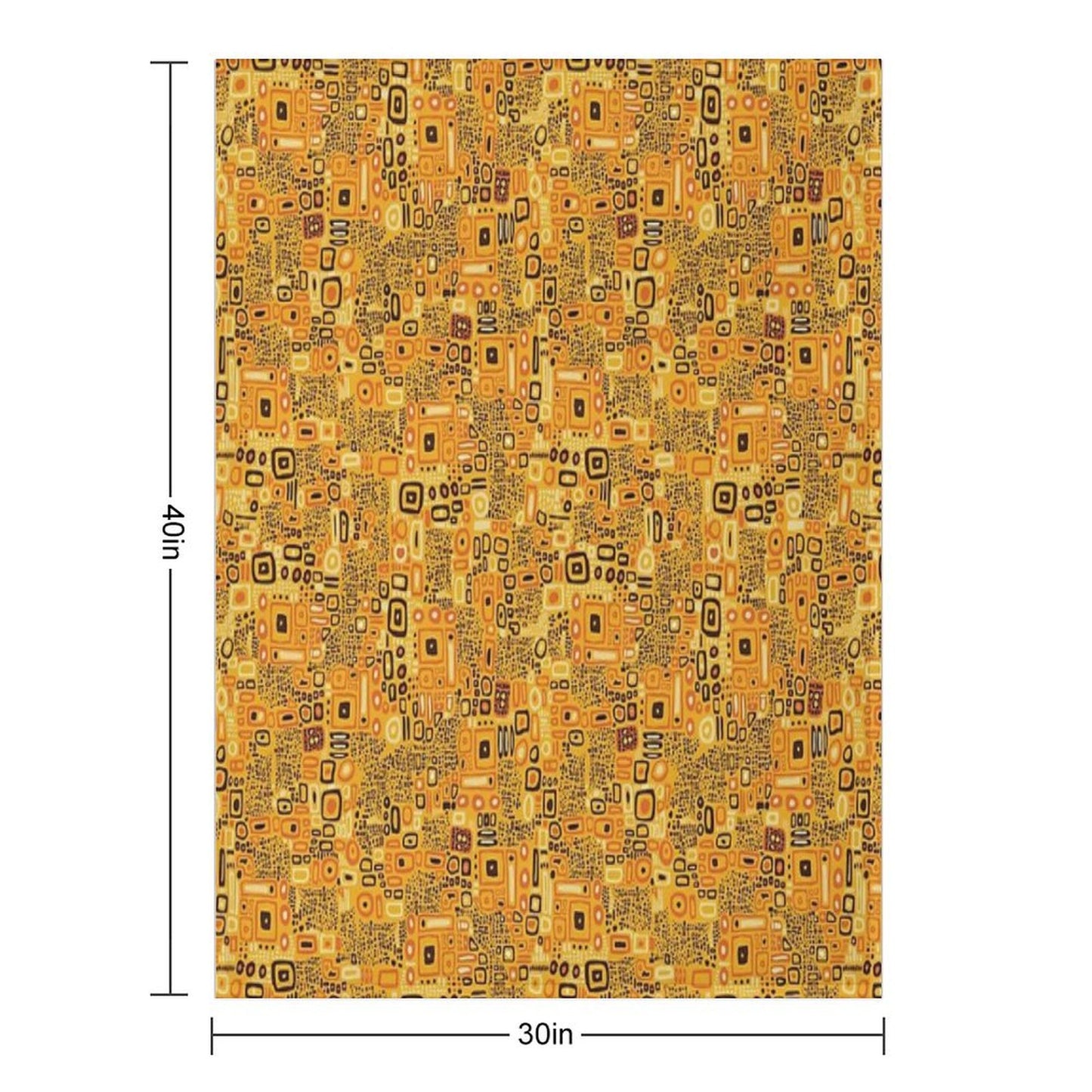 Klimt Pattern Throw Blanket