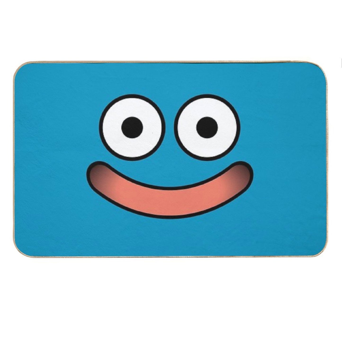 Dragon Quest Slime Face Bath Mat