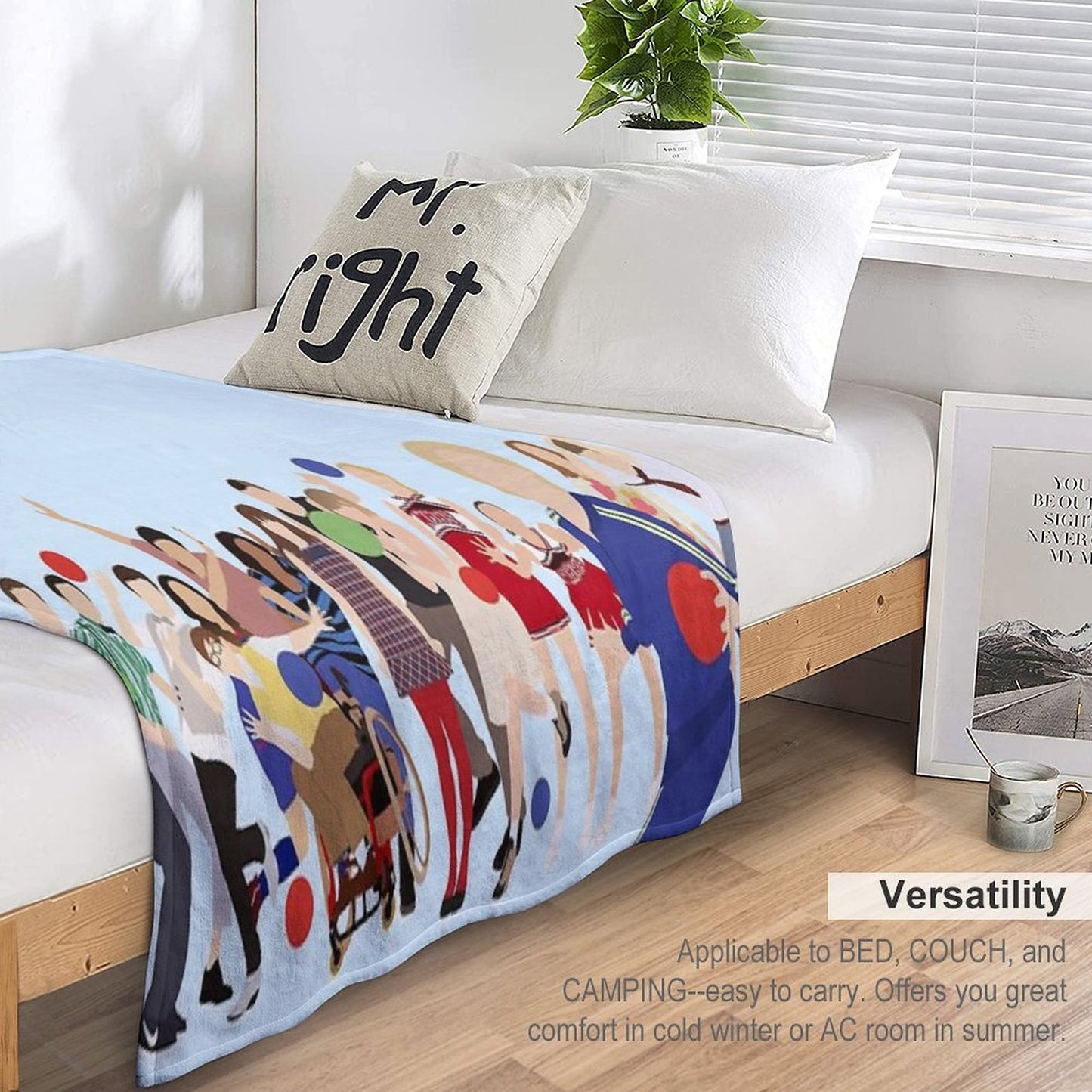 Glee Characters Throw Blanket