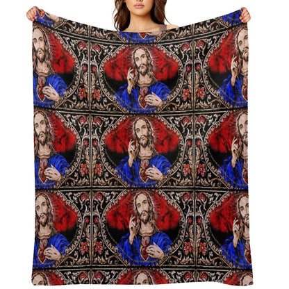 Father Ted Scared Sofa Throw Throw Blanket