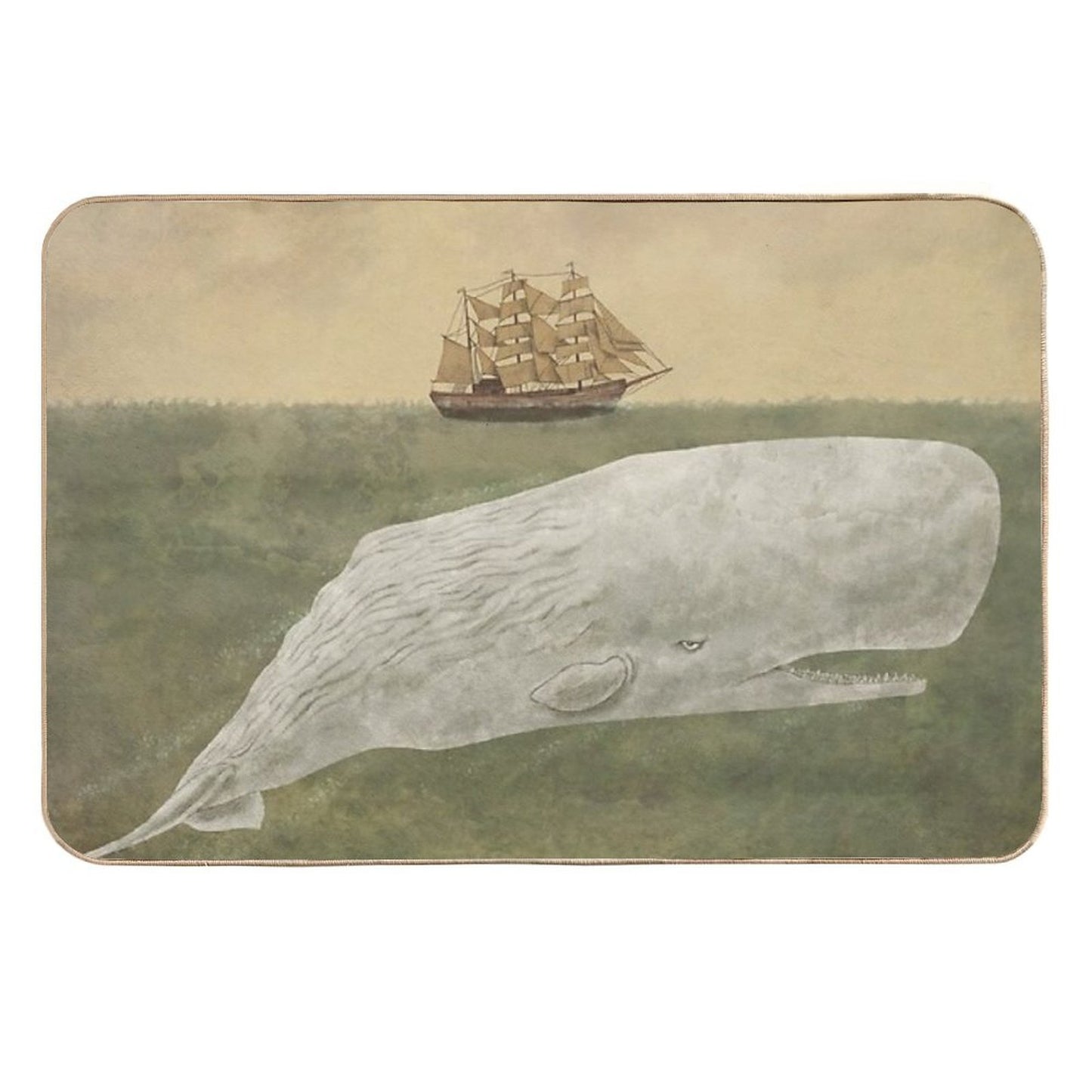 Far From Nantucket  Slip-Resistant Bath Mat