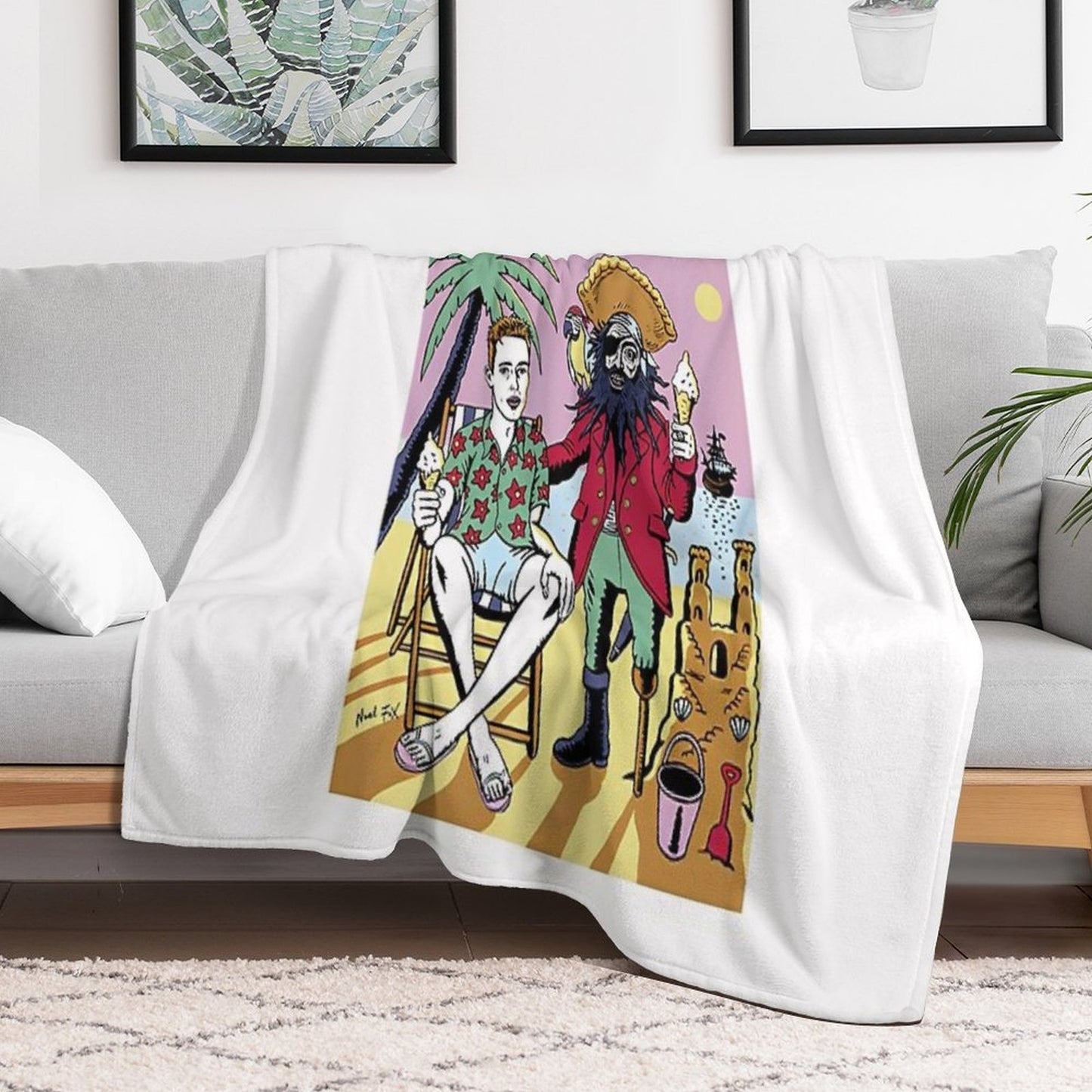 Sam Fender Merch Throw Blanket