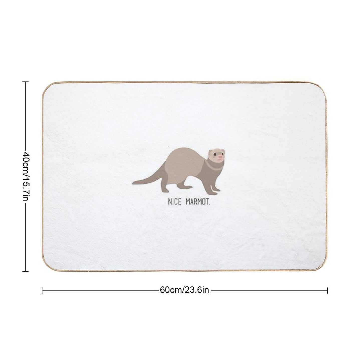 Nice Marmot - The Big Lebowski Bath Mat