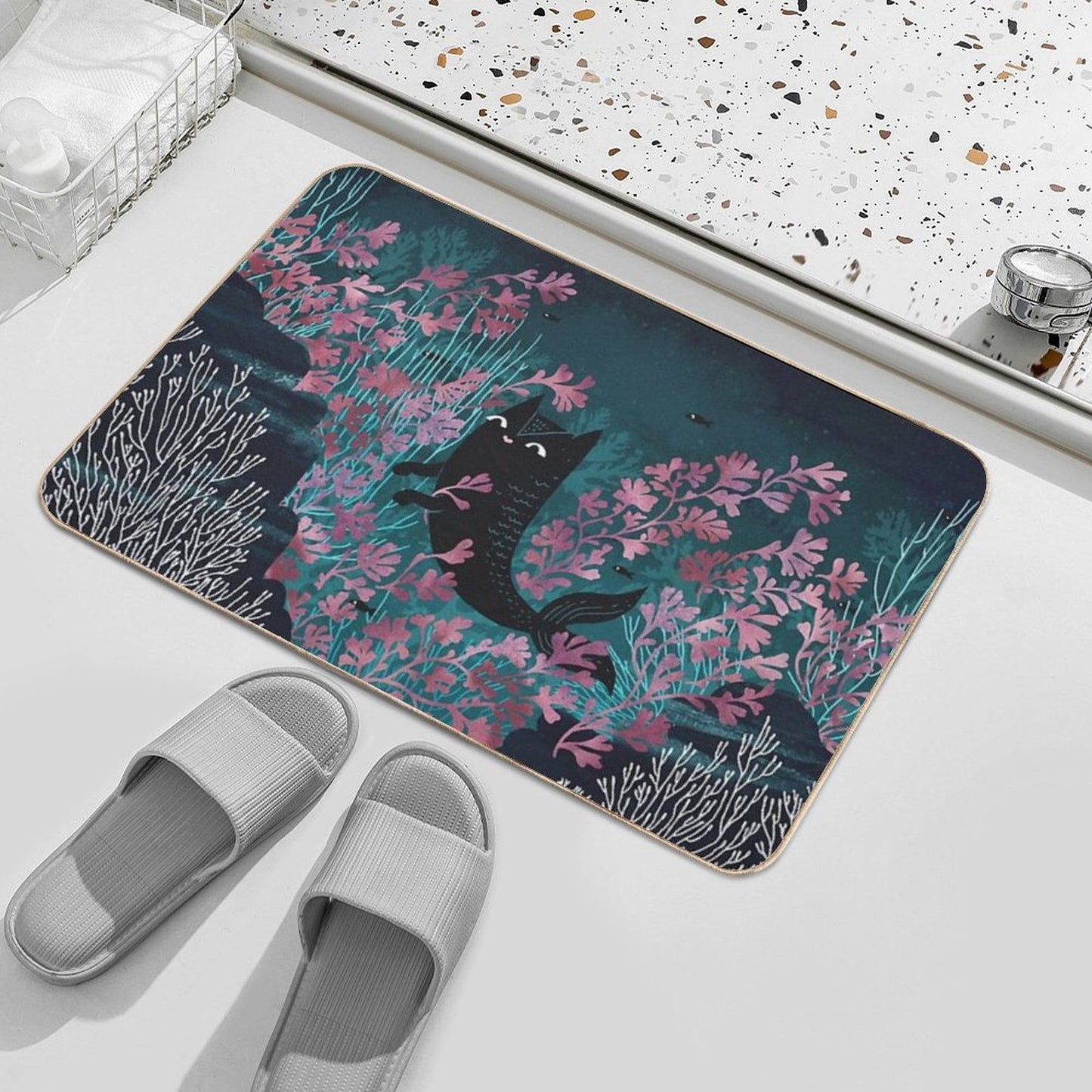 Undersea Bath Mat