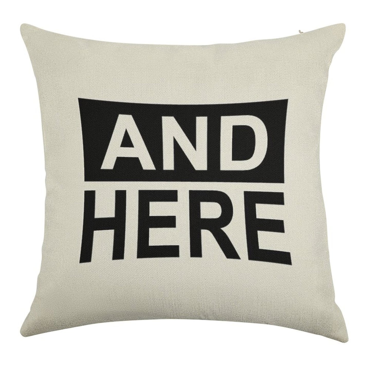 I Had Sex Here - And Here Linen Throw Pillow Cover