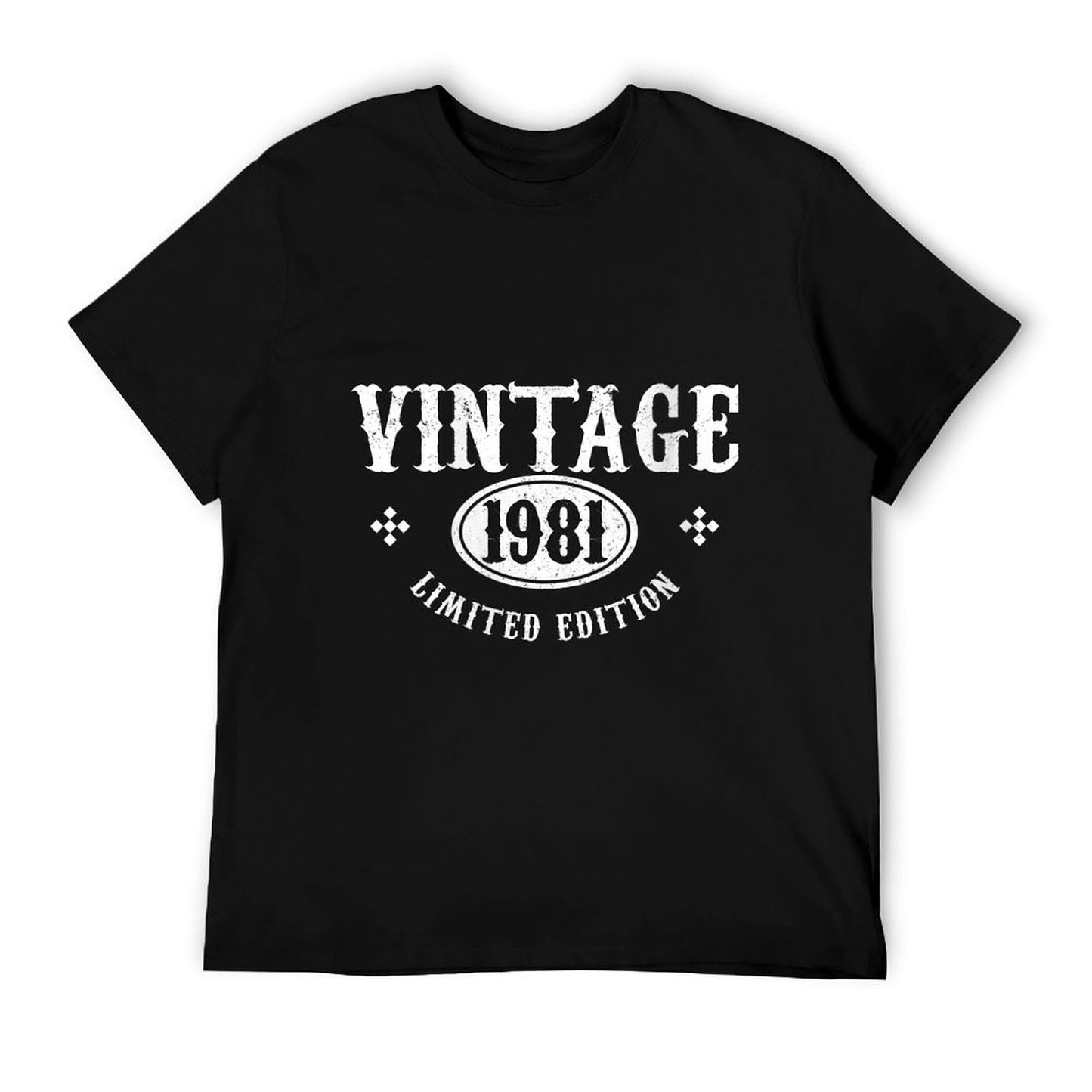 Womens 40th Birthday Gift Funny Vintage 1981 Limited Edition  Summer-ready Fabric T-Shirt