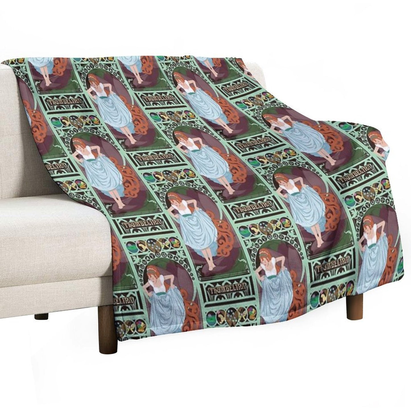 Thumbelina Nouveau - Thumbelina Throw Blanket
