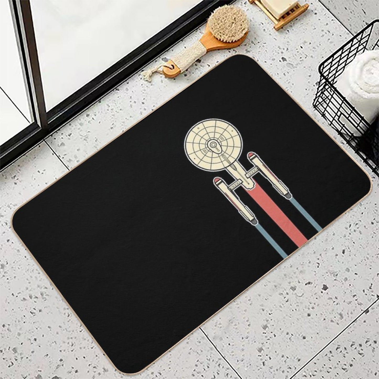USS Enterprise Star Trek Bath Mat