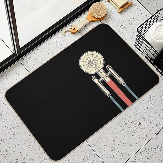 USS Enterprise Star Trek Bath Mat
