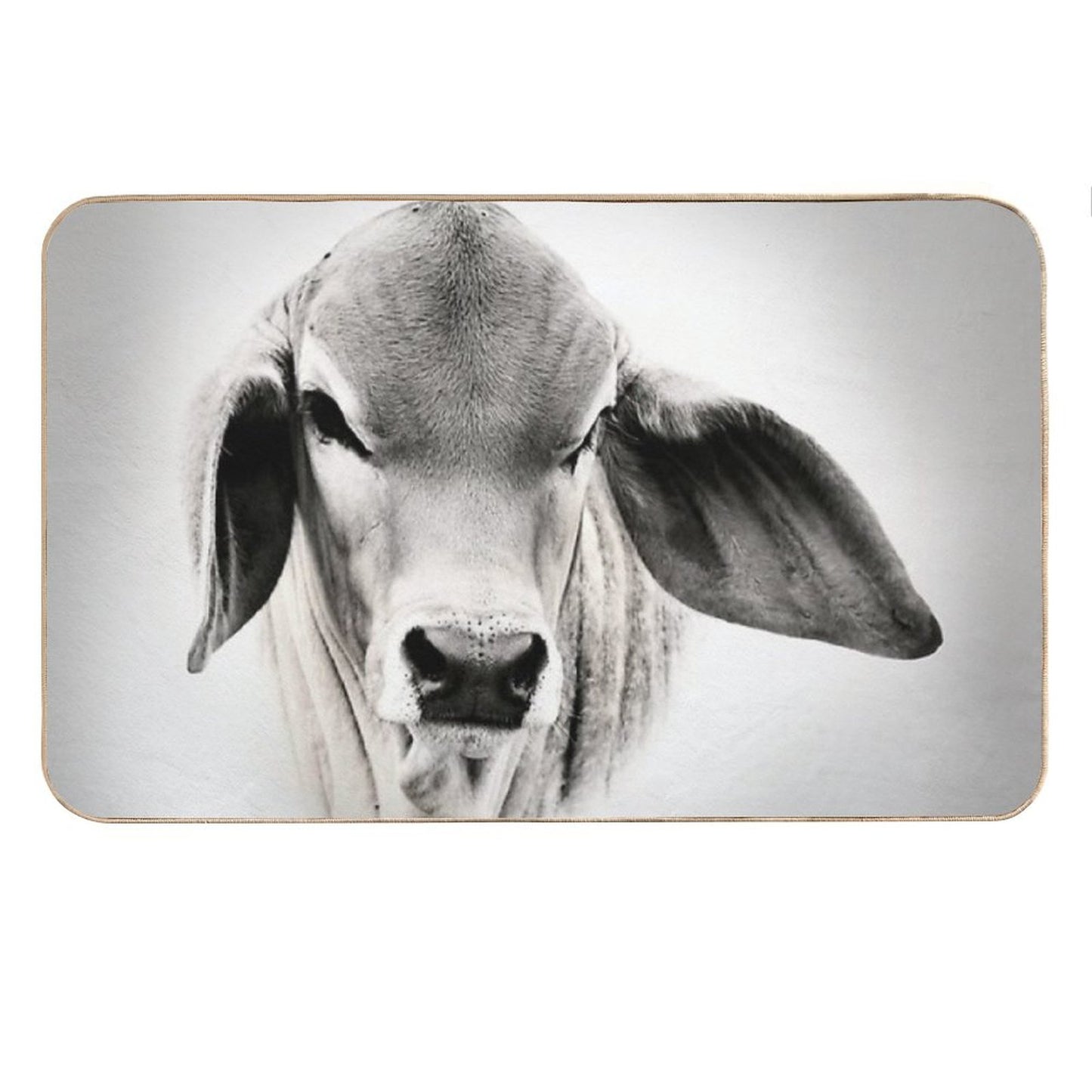 BRAHMAN CALF, WALL ART AND DESIGNS Bath Mat
