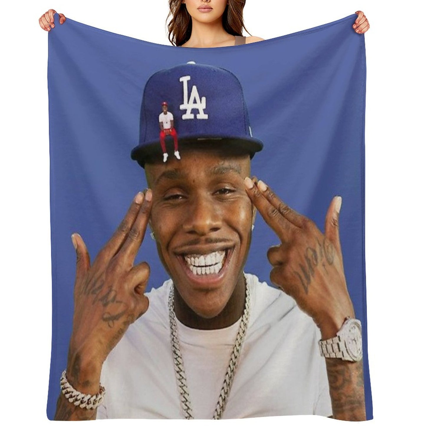 DA BABY FULL Throw Blanket