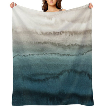 WITHIN THE TIDES - CRASHING WAVES Throw Blanket