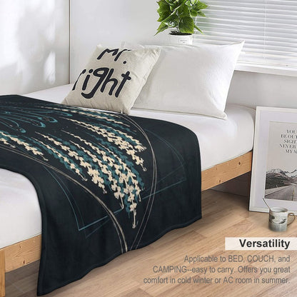 The Heaven's Wild Bear Throw Blanket