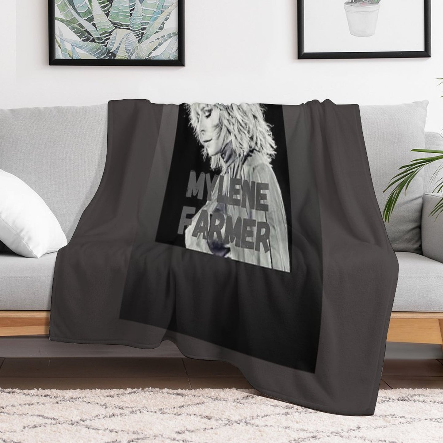 Mylène Farmer Throw Blanket