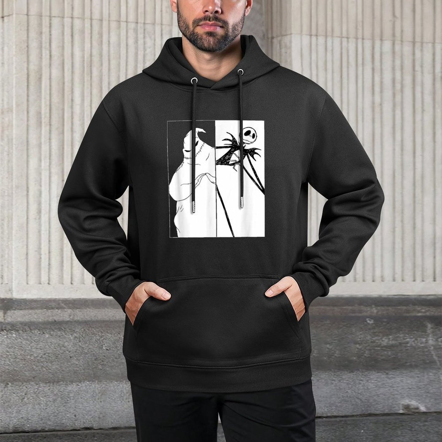 The Nightmare Before Christmas - Jack Skellington Vs Oogie Machine Washable Hoodie