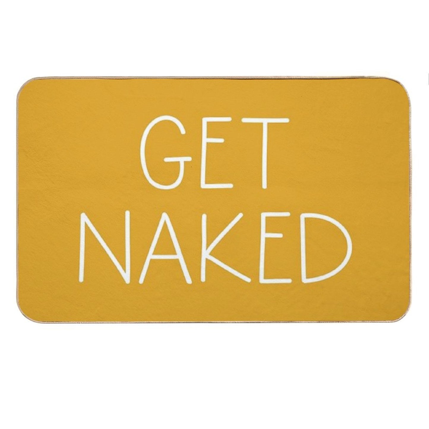 Get Naked Mustard Bath Mat