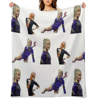 Livvy Olivia Dunne Pack Throw Blanket