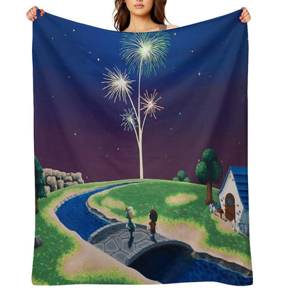 New Year Throw Blanket