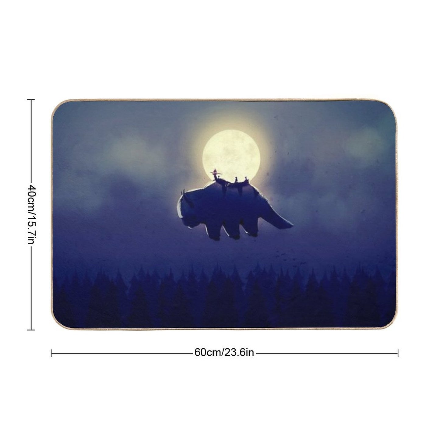 The End of All Things - Night Version Bath Mat