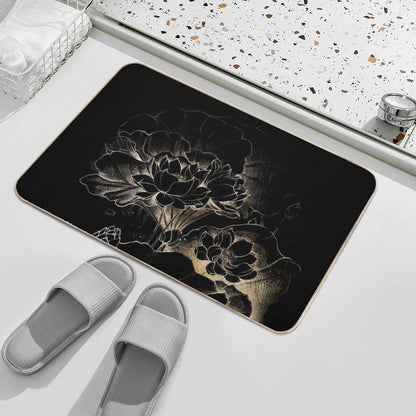 Gold Lotus Bath Mat