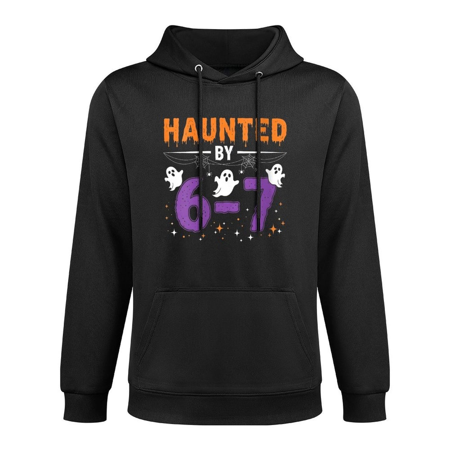 Womens Haunted by 67 Funny Haunted by 6-7 Funny 6 7 Halloween All-Day Comfort Hoodie