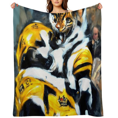 Hamilton Tiger Cats! Throw Blanket