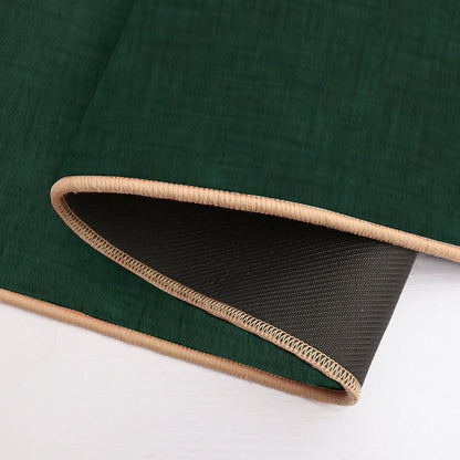 Textured Dark Green, Solid Green Bath Mat