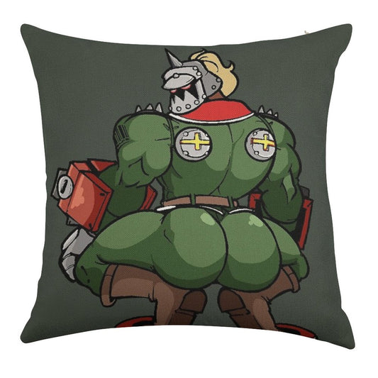 Potemkin Culo Linen Throw Pillow Cover