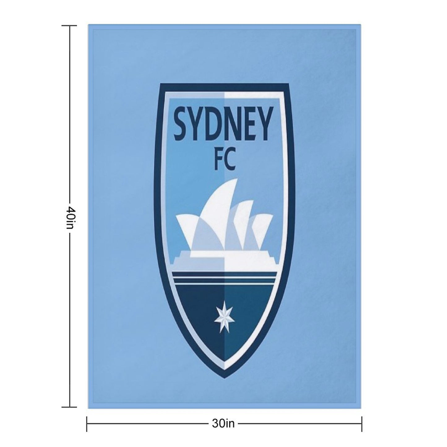Sydney FC Throw Blanket